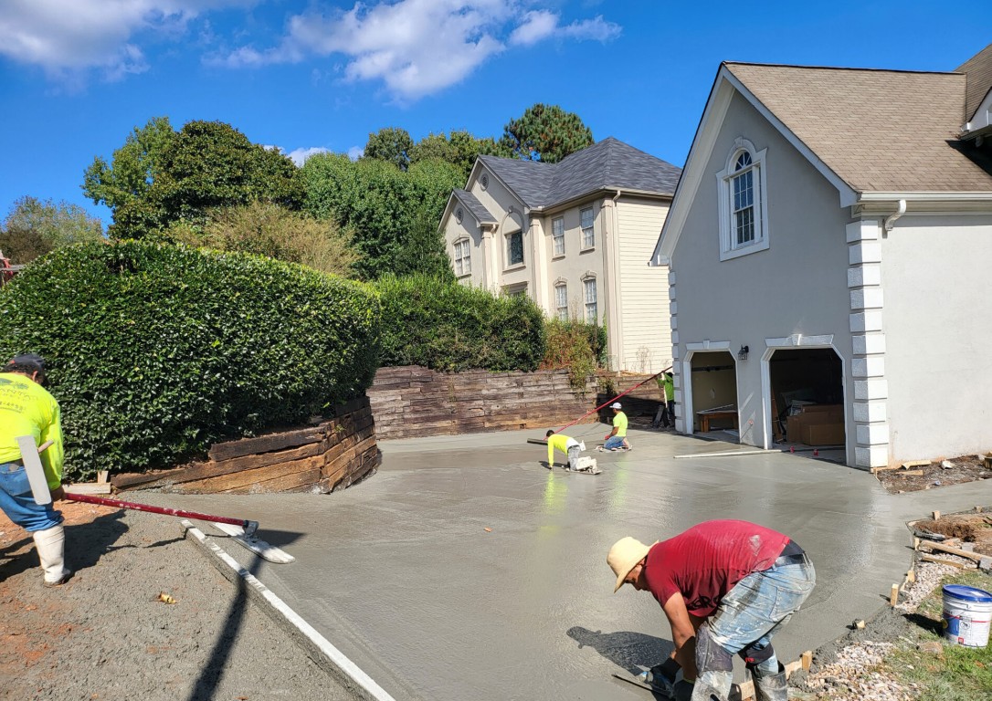 Concrete driveway installation service in Wheaton, MD